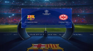 القناة المفتوحة.. نقل مباشر لمباراة برشلونة وفرانكفورت بدوري أبطال أوروبا